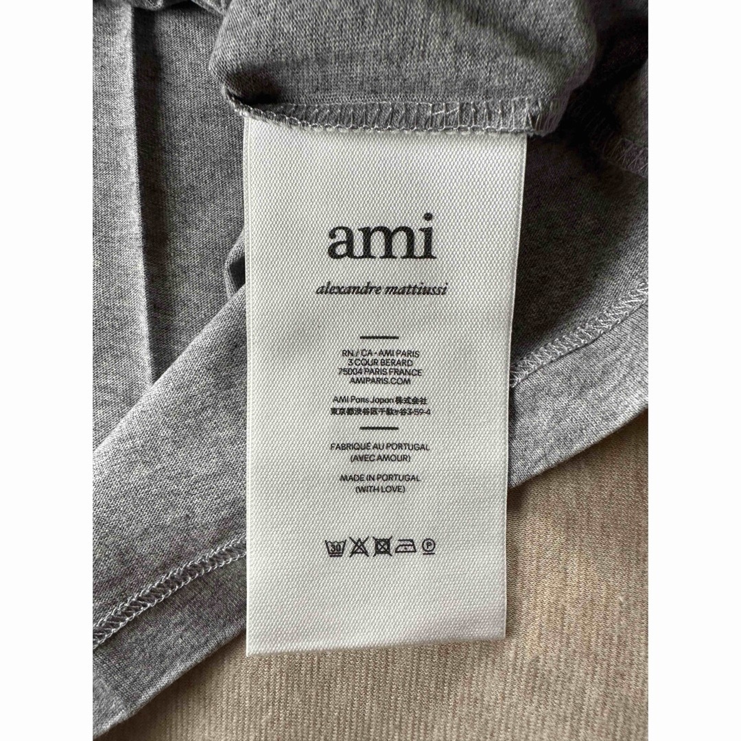 Maison Martin Margiela(マルタンマルジェラ)のXXXL新品 AMI Paris アミ グラフィック ロゴ Tシャツ グレー メンズのトップス(Tシャツ/カットソー(半袖/袖なし))の商品写真