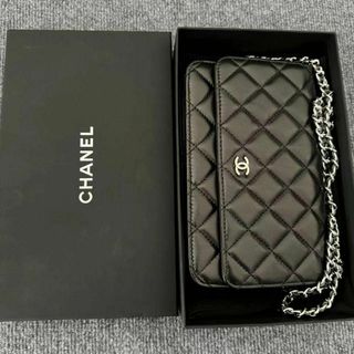 シャネル(CHANEL)の美品 シャネル チェーンウォレット マトラッセ WOC ショルダーバッグ(ショルダーバッグ)