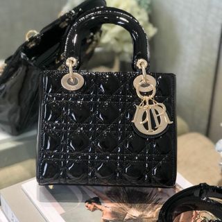 ディオール(Dior)のChristian Dior♡レディディオール.LADY DIOR ミディアム(ハンドバッグ)