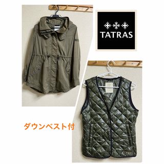 タトラス(TATRAS)のタトラス モッズコート ダウンベスト付 レディース2 ダウンライナー(モッズコート)