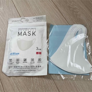 ユニクロ(UNIQLO)のマスク　エアリズム　冷感マスク　UNIQLO ユニクロ(日用品/生活雑貨)