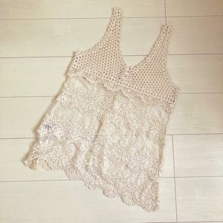 フラワーシフォンタンク♡エゴイスト系トップス