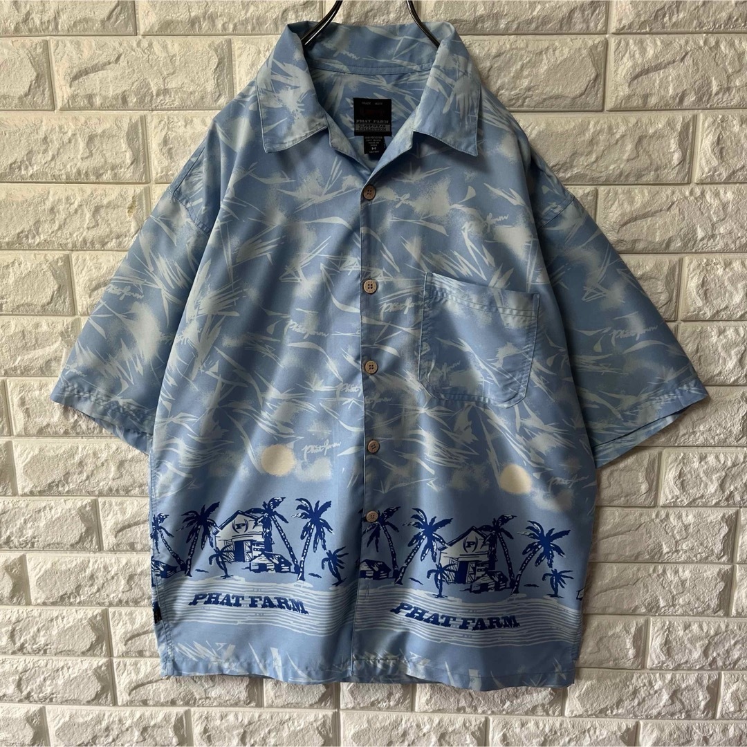 PHATFARM(ファットファーム)の【PHAT FARM】ファットファーム S/S アロハシャツ 90s B系 メンズのトップス(シャツ)の商品写真