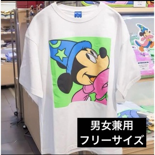 【新品未開封】ミッキー　ファンタジア　ネオン　Tシャツ　ディズニーザマーケット
