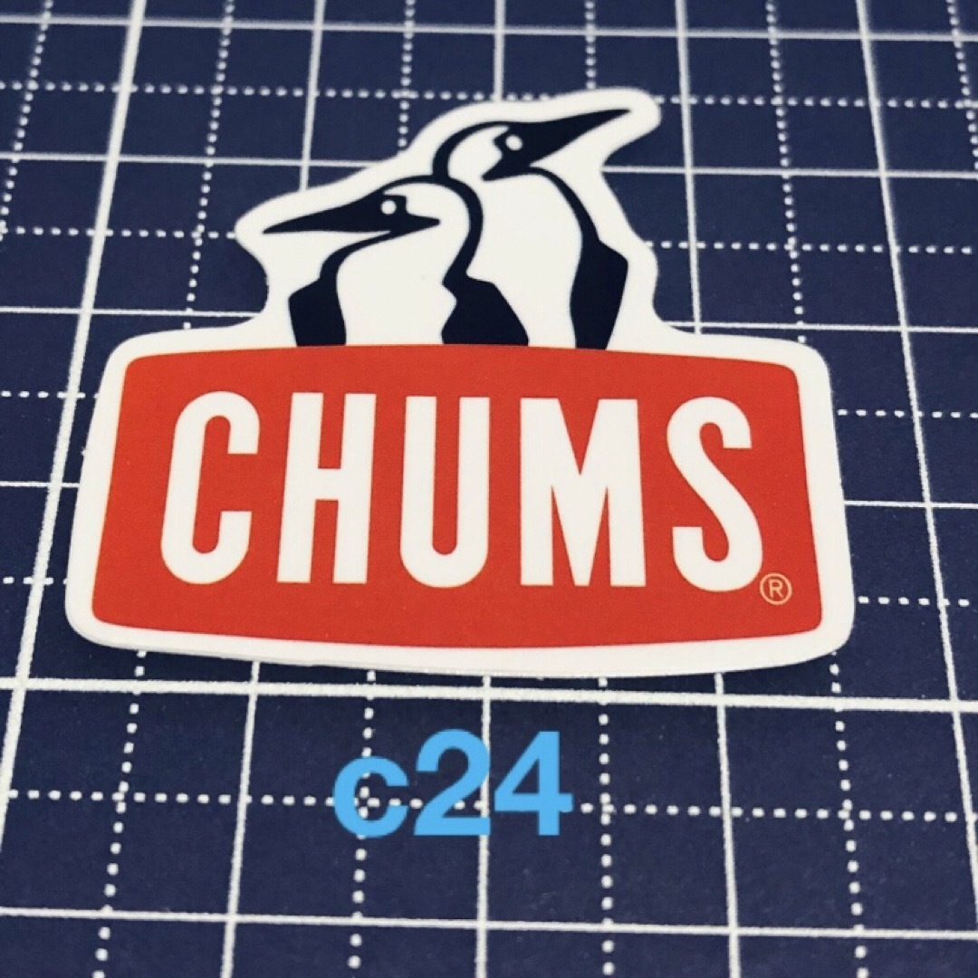 CHUMS(チャムス)のCHUMS チャムス キャンプステッカー 防水ステッカー  登山 キャンプ用品 自動車/バイクのバイク(ステッカー)の商品写真