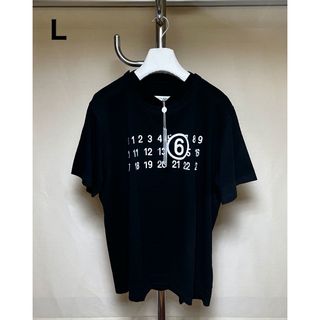 マルタンマルジェラ(Maison Martin Margiela)の新品 L 24ss メゾン マルジェラ MM6 ブランドロゴTシャツ 6118(Tシャツ/カットソー(半袖/袖なし))