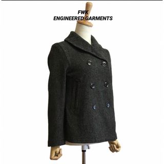 エンジニアードガーメンツ(Engineered Garments)のFWK ENGINEERED GARMENTS ウール ヘリンボーン Pコート(ピーコート)