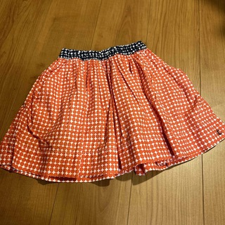 プチバトー(PETIT BATEAU)のプチパドー　ドット柄スカート　サイズ6ans(スカート)