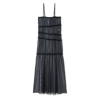 Perverze Mesh Gathered Dress ドレス ワンピース(ロングワンピース/マキシワンピース)