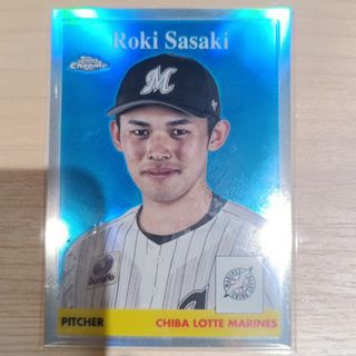 チバロッテマリーンズ(千葉ロッテマリーンズ)の佐々木朗希【ロッテ】TOPPS CHROME 2022 NPB インサートカード(シングルカード)