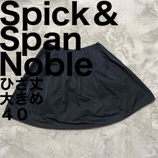 スピックアンドスパンノーブル(Spick and Span Noble)の美品です♪ スピックアンドスパン ノーブル  40 スカート ひざ丈 大きめ(ひざ丈スカート)