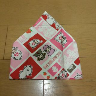 ハンドメイド　子供用三角巾　短め　ひつじ柄(キッチン小物)