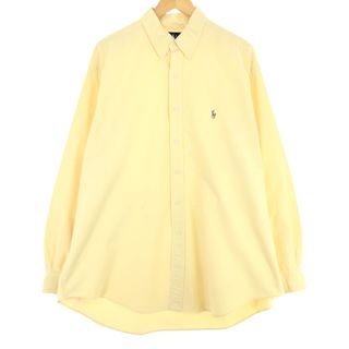 ラルフローレン(Ralph Lauren)の古着 ラルフローレン Ralph Lauren BLAKE 長袖 ボタンダウンシャツ メンズXL /eaa445801(シャツ)