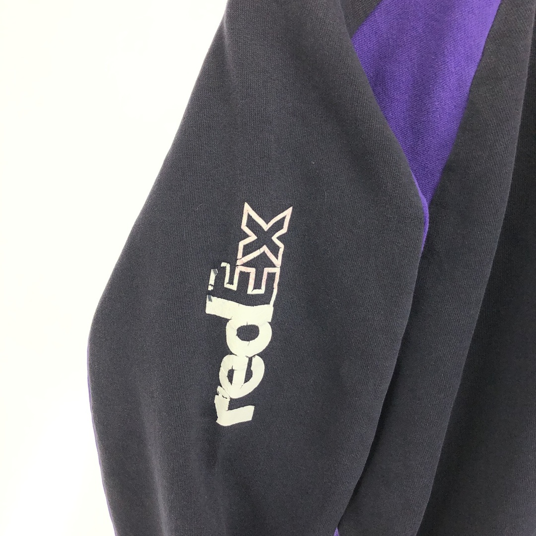 古着 00年代 VF IMAGEWEAR FedEx フェデックス 襟付き ハーフジップスウェットシャツ トレーナー メンズM /eaa389703 メンズのトップス(スウェット)の商品写真