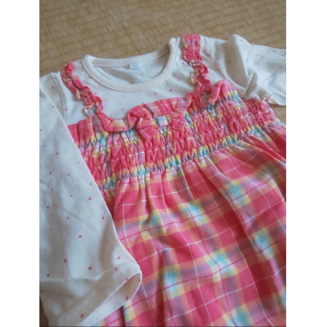 西松屋(ニシマツヤ)のベビーTシャツ 80 キッズ/ベビー/マタニティのベビー服(~85cm)(Ｔシャツ)の商品写真