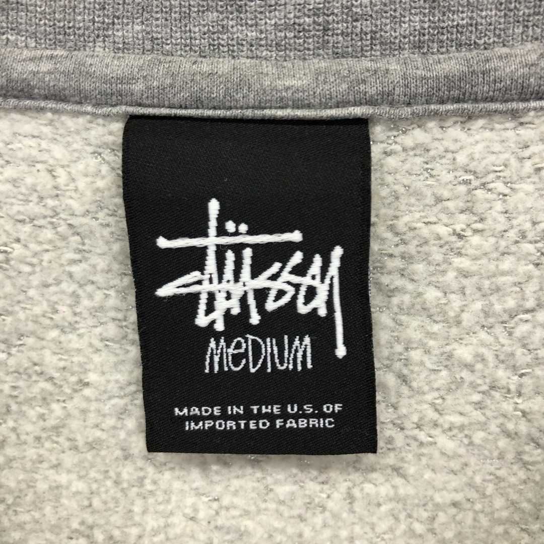 STUSSY(ステューシー)の古着 ステューシー STUSSY 袖プリント プリントスウェットシャツ トレーナー USA製 メンズM /eaa423913 メンズのトップス(スウェット)の商品写真