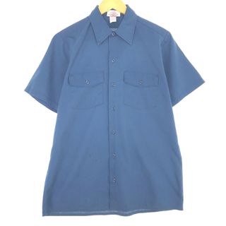 古着 ディッキーズ Dickies 半袖 ワークシャツ メンズM /eaa444083