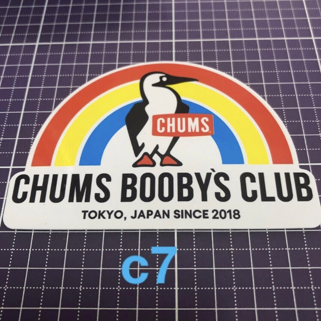 CHUMS(チャムス)のCHUMS チャムス キャンプステッカー 防水ステッカー  登山 キャンプ用品 自動車/バイクのバイク(ステッカー)の商品写真