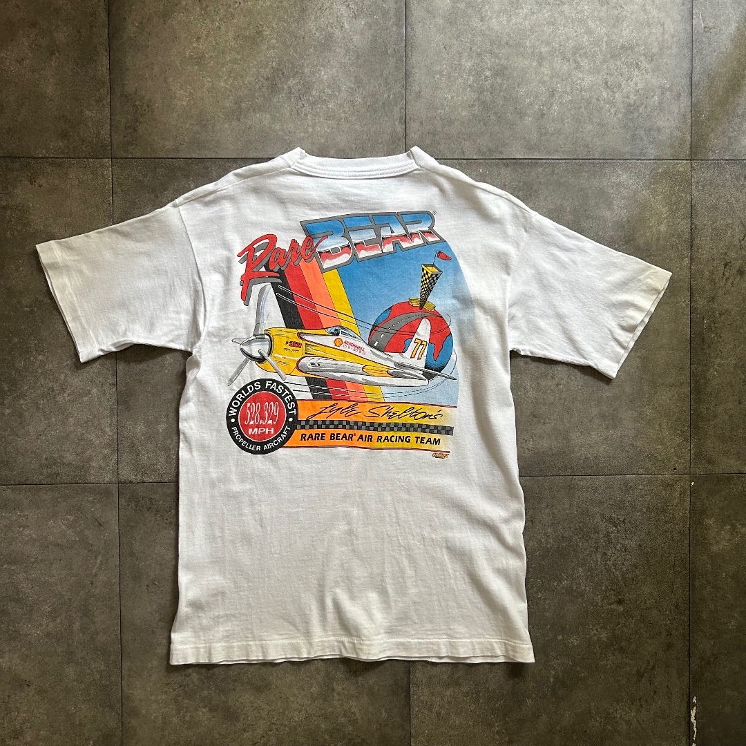 FRUIT OF THE LOOM(フルーツオブザルーム)の90s フルーツオブザルーム tシャツ USA製 M ホワイト バックプリント メンズのトップス(Tシャツ/カットソー(半袖/袖なし))の商品写真