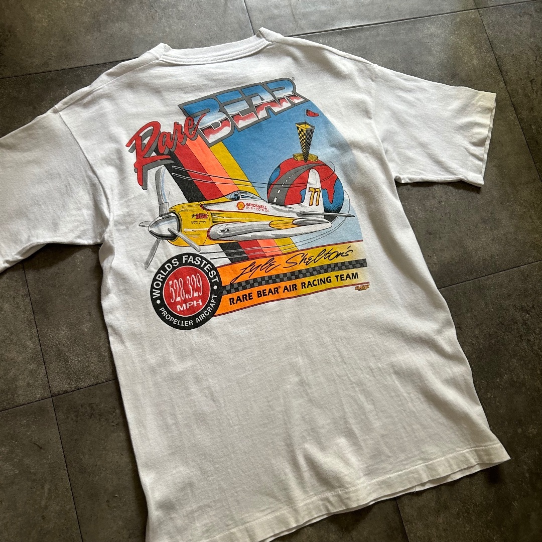 FRUIT OF THE LOOM(フルーツオブザルーム)の90s フルーツオブザルーム tシャツ USA製 M ホワイト バックプリント メンズのトップス(Tシャツ/カットソー(半袖/袖なし))の商品写真