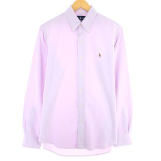 ラルフローレン(Ralph Lauren)の古着 ラルフローレン Ralph Lauren CUSTOM FIT 長袖 ボタンダウンシャツ メンズL /eaa445802(シャツ)