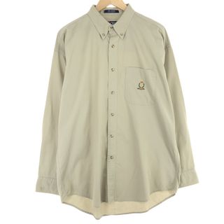 ラルフローレン(Ralph Lauren)の古着 90年代 ラルフローレン Ralph Lauren CHAPS チャップス 長袖 ボタンダウンシャツ メンズL ヴィンテージ /eaa445804(シャツ)