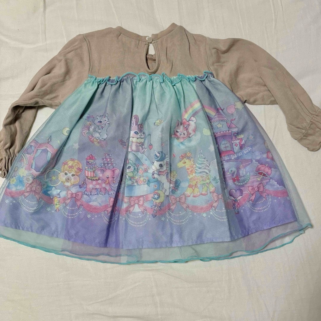 エコネコ　トップス　長袖　90 キッズ/ベビー/マタニティのキッズ服女の子用(90cm~)(Tシャツ/カットソー)の商品写真