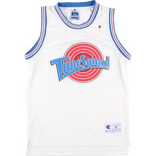 チャンピオン(Champion)の古着 90年代 チャンピオン Champion AUTHENTIC ATHLETIAPPAREL SPACE JAM スペースジャム MICHAEL JORDAN マイケルジョーダン メッシュ ゲームシャツ レプリカユニフォーム メンズS ヴィンテージ /eaa428342(Tシャツ/カットソー(半袖/袖なし))