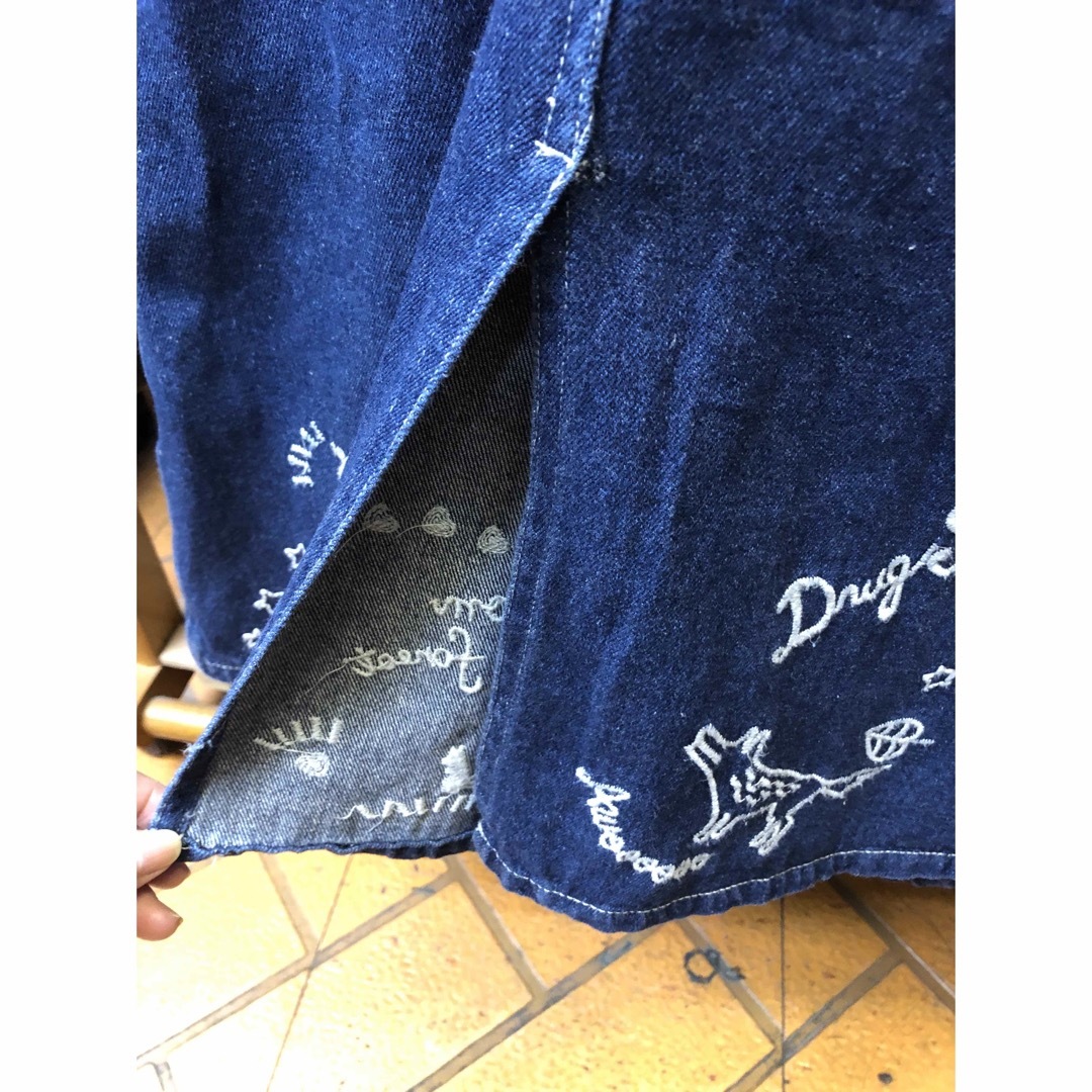 drug store's(ドラッグストアーズ)のドラッグストアーズ　ジャンパースカート　デニムスカート サロペット レディースのスカート(その他)の商品写真