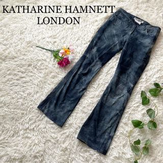 キャサリンハムネット(KATHARINE HAMNETT)の【高級】キャサリン ハムネット ロンドン パンツ シープレザー 羊革 レザー(デニム/ジーンズ)