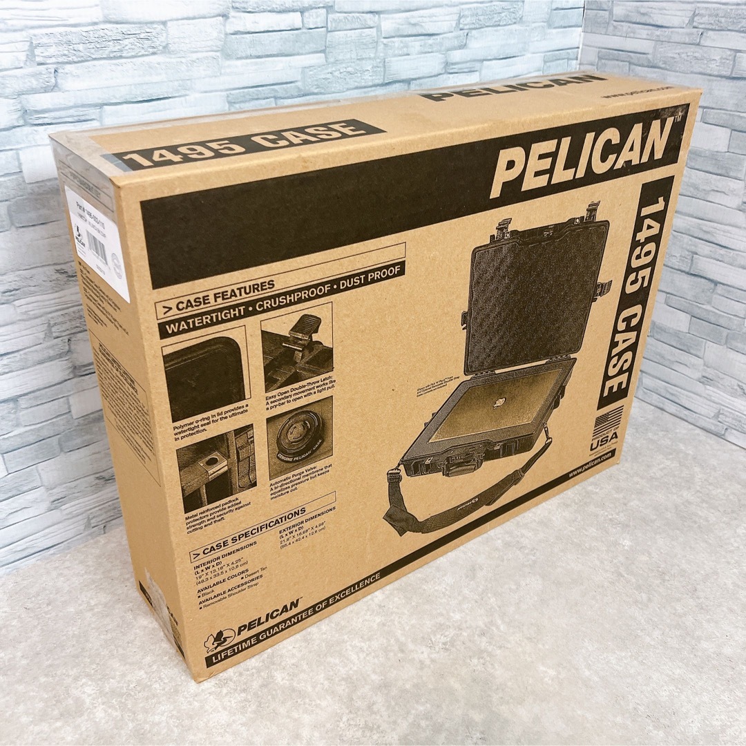 Pelikan(ペリカン)のPELICAN ハード ケース 1495CC1 16L ブラック ペリカンケース メンズのバッグ(ビジネスバッグ)の商品写真