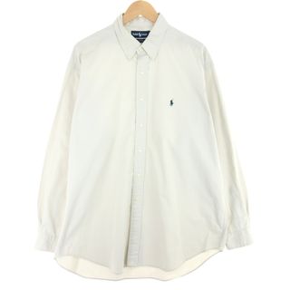 ラルフローレン(Ralph Lauren)の古着 ラルフローレン Ralph Lauren BLAKE 長袖 ボタンダウンシャツ メンズXL /eaa445724(シャツ)