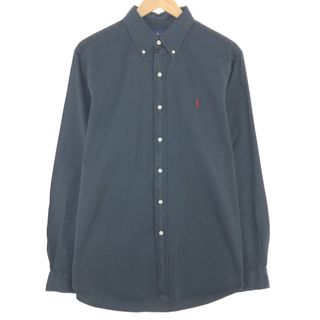 ラルフローレン(Ralph Lauren)の古着 ラルフローレン Ralph Lauren POLO RALPH LAUREN CLASSIC FIT 長袖 ボタンダウンシャツ メンズL /eaa445813(シャツ)