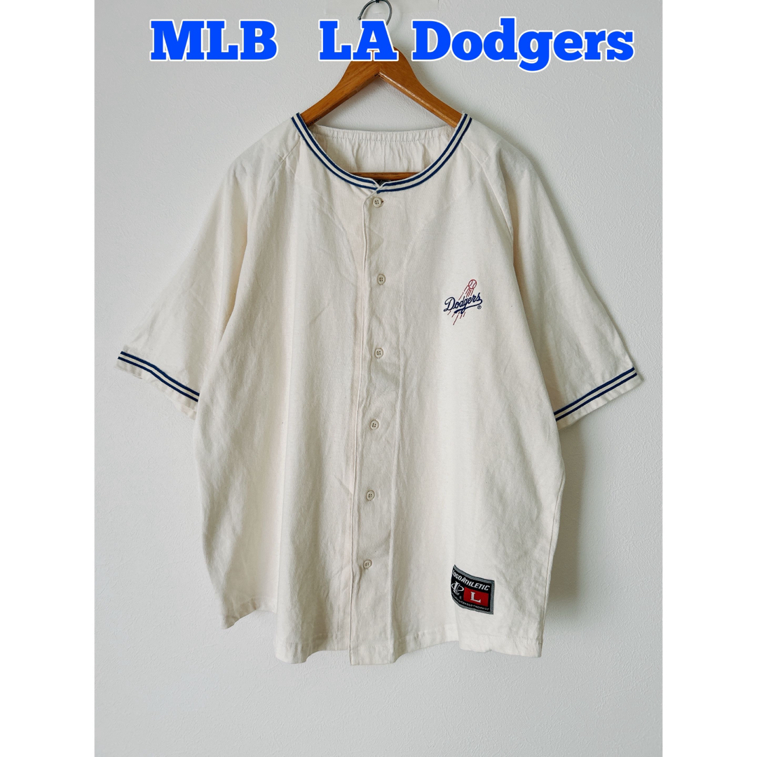Dodgers ドジャース　ベースボールシャツ　半袖シャツ　ビッグサイズ メンズのトップス(シャツ)の商品写真