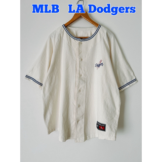 Dodgers ドジャース　ベースボールシャツ　半袖シャツ　ビッグサイズ(シャツ)