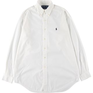 ラルフローレン(Ralph Lauren)の古着 ラルフローレン Ralph Lauren BLAKE 長袖 ボタンダウンシャツ メンズM /eaa445816(シャツ)