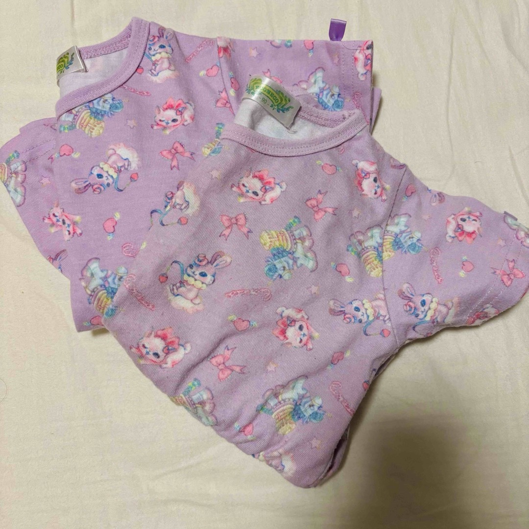 2枚セット　エコネコ　90 キッズ/ベビー/マタニティのキッズ服女の子用(90cm~)(Tシャツ/カットソー)の商品写真