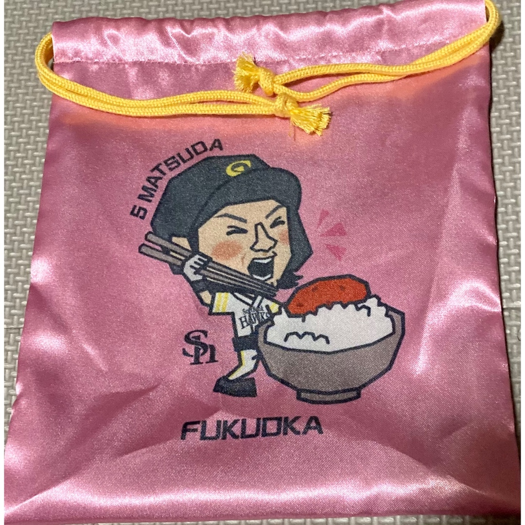 松田宣浩　ファイト九州　巾着 ハンドメイドのファッション小物(ポーチ)の商品写真