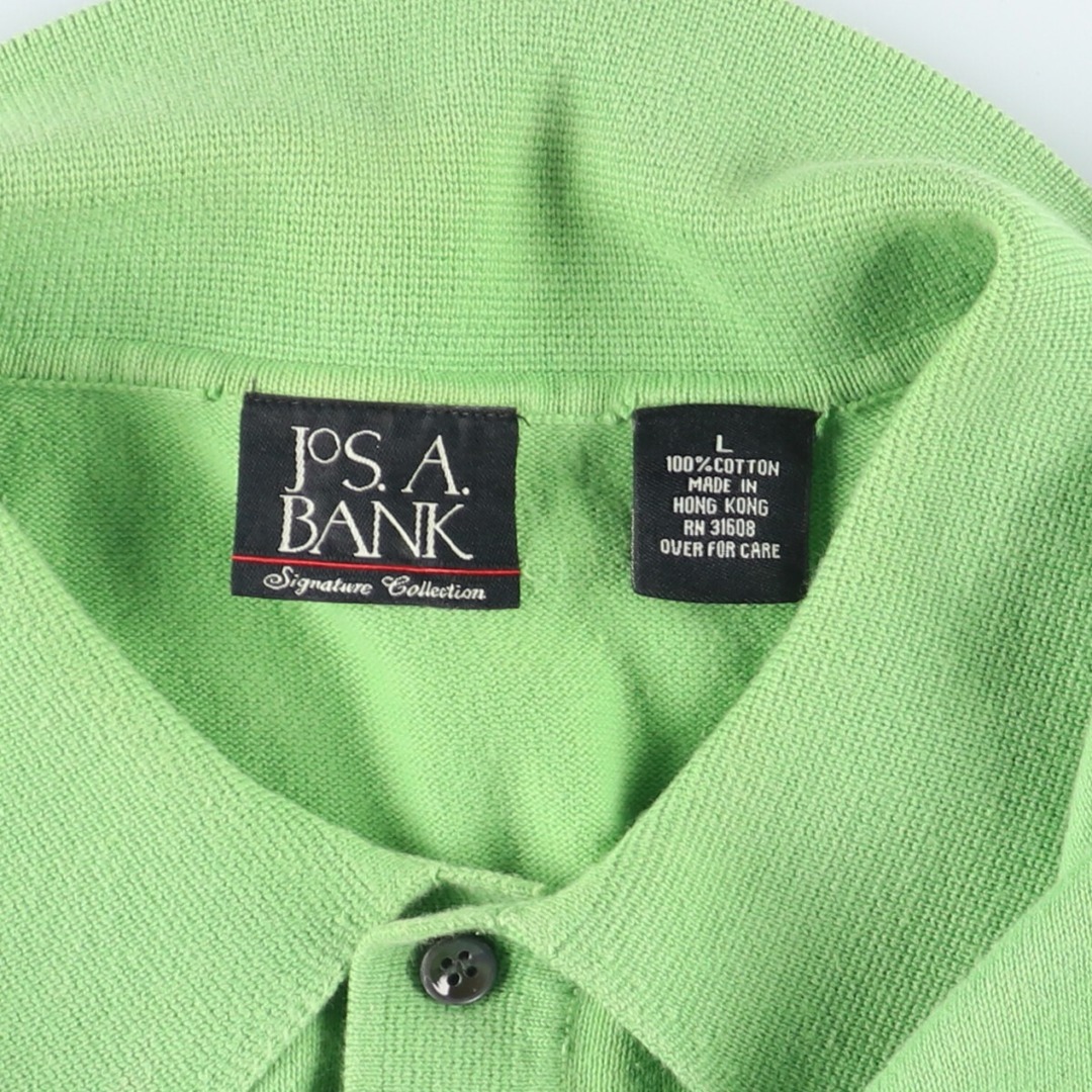 古着 JOS. A. BANK ハーフボタン ポロニットセーター メンズL /eaa430145 メンズのトップス(ニット/セーター)の商品写真