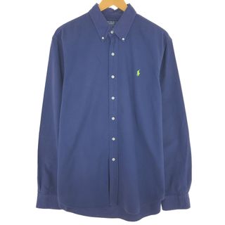 ラルフローレン(Ralph Lauren)の古着 ラルフローレン POLO RALPH LAUREN SLIM FIT 長袖 ボタンダウンシャツ メンズXL /eaa445730(シャツ)