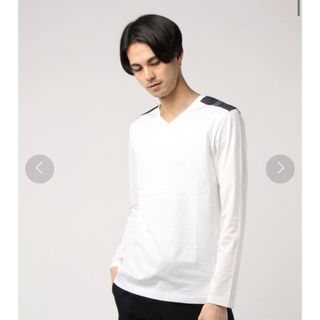 ブラックレーベルクレストブリッジ(BLACK LABEL CRESTBRIDGE)のBLACK LABEL  ショルダートーナルチェックロンT(Tシャツ/カットソー(七分/長袖))