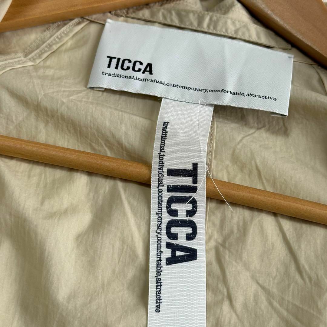 TICCA(ティッカ)のタグ付き　ティッカ　TICCA ステンカラーコート　日本製 レディースのジャケット/アウター(スプリングコート)の商品写真