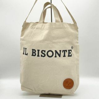 イルビゾンテ(IL BISONTE)の✨️美品✨️IL BISONTE ハンドバッグ 2way トートバッグ ベージュ(トートバッグ)