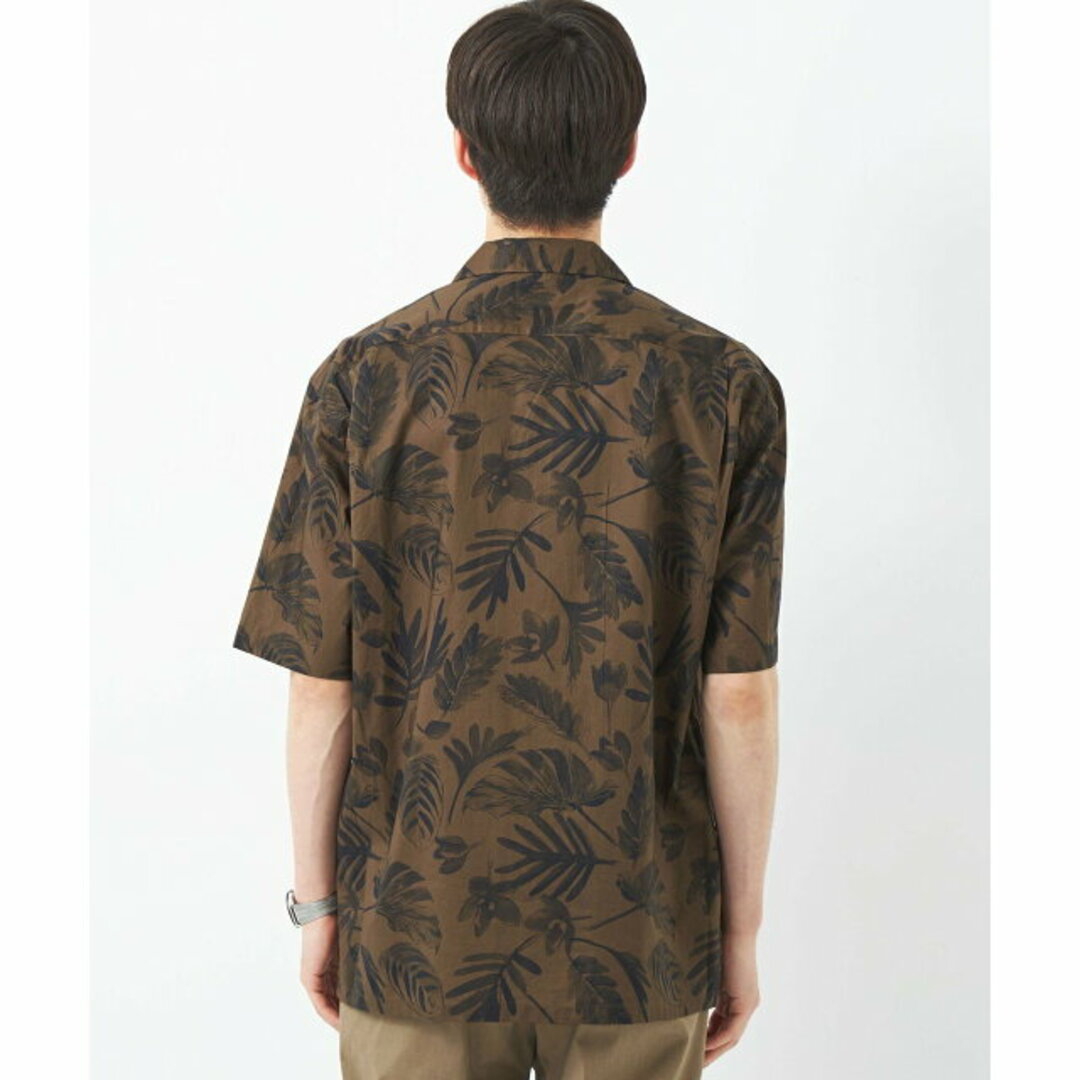 UNITED ARROWS green label relaxing(ユナイテッドアローズグリーンレーベルリラクシング)の【DK.BROWN】コットン モンティ プリント オープンカラーシャツ その他のその他(その他)の商品写真