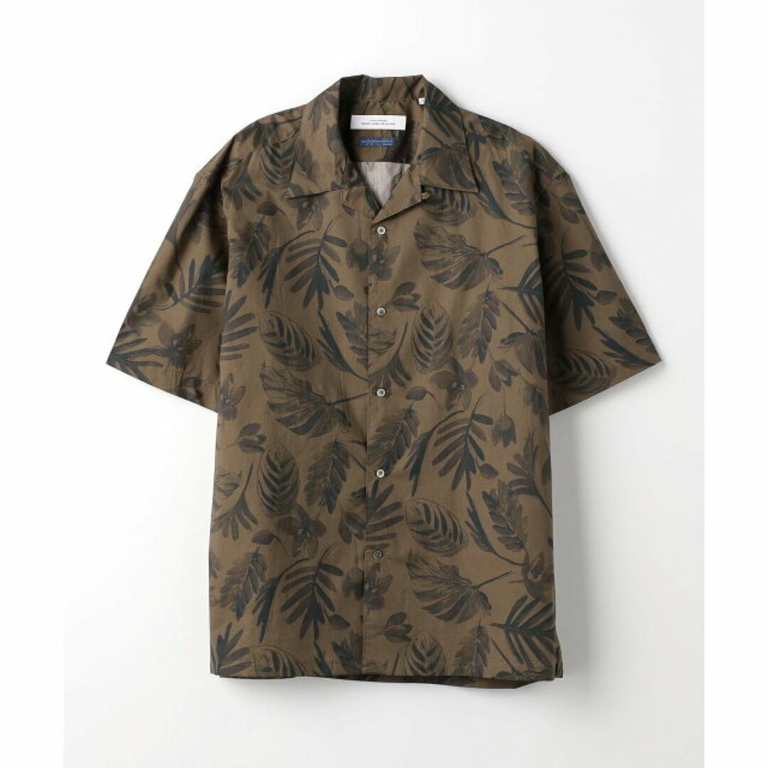 UNITED ARROWS green label relaxing(ユナイテッドアローズグリーンレーベルリラクシング)の【DK.BROWN】コットン モンティ プリント オープンカラーシャツ その他のその他(その他)の商品写真