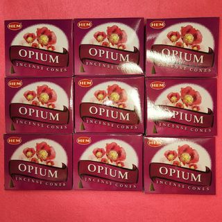 ヘム(HeM)のインドお香　癒しの香り　OPIUM  コーン9こセット(お香/香炉)