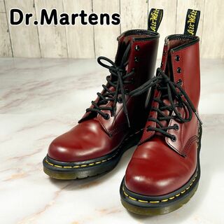 ドクターマーチン(Dr.Martens)の【美品】ドクターマーチン 1460 8ホールブーツ チェリーレッド　UK5(ブーツ)