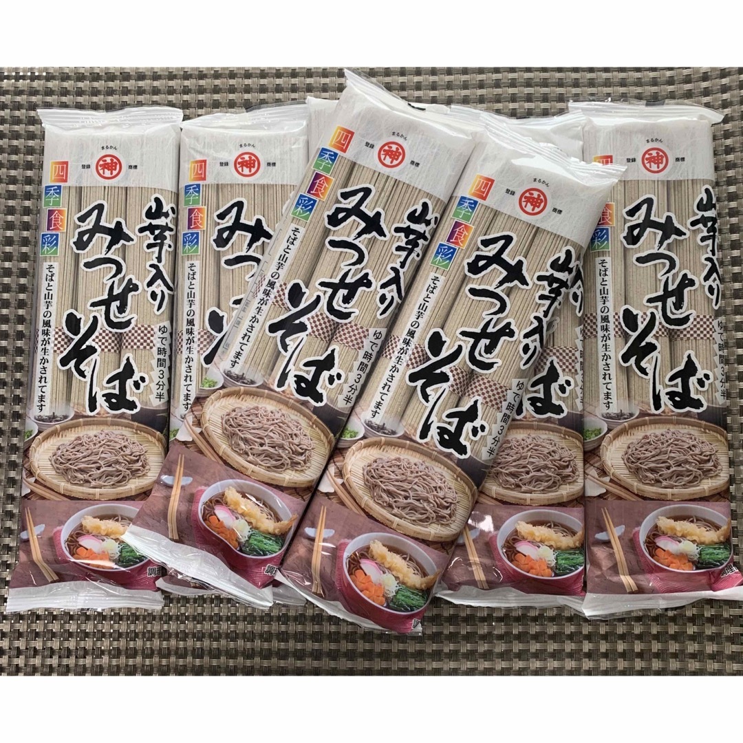 【7袋】山芋入り みつせ蕎麦 蕎麦 ざる蕎麦 三瀬村 九州 乾麺 つけそば  食品/飲料/酒の加工食品(インスタント食品)の商品写真