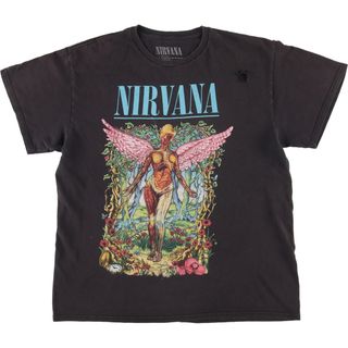 古着 NIRVANA ニルヴァ―ナ バンドTシャツ バンT メンズL /eaa445321(Tシャツ/カットソー(半袖/袖なし))