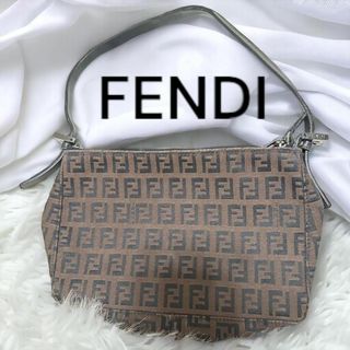 フェンディ(FENDI)のFENDI フェンディ ハンドバッグ ワンショルダー ズッカ柄 ズッキーノ 肩掛(ショルダーバッグ)